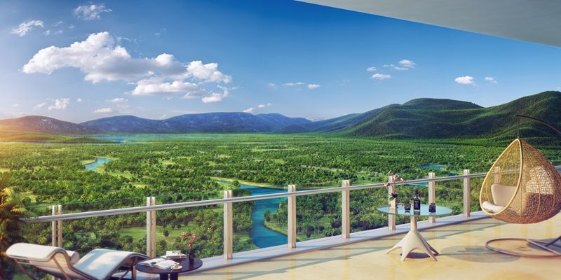 保利财富中心效果图