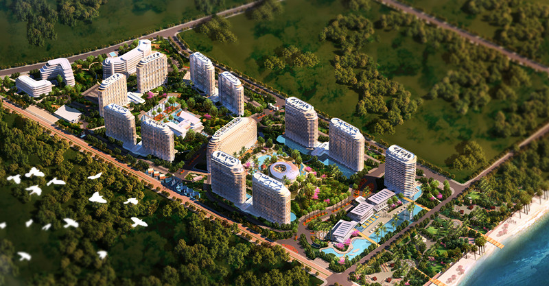 海南&middot;佰悦湾鸟瞰图