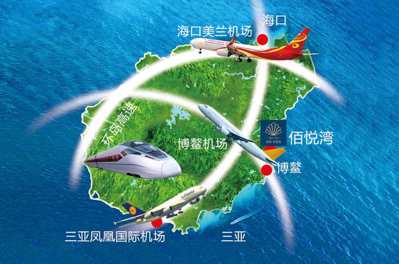 海南&middot;佰悦湾区位图