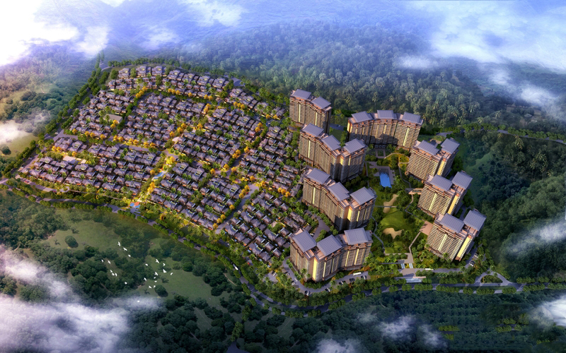 石梅湾九里鸟瞰图