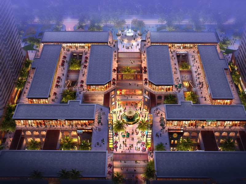 远大购物广场效果图