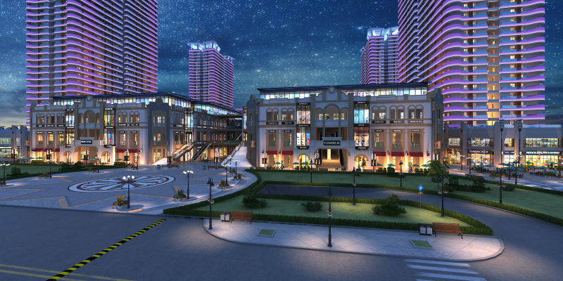 远大购物广场实景图