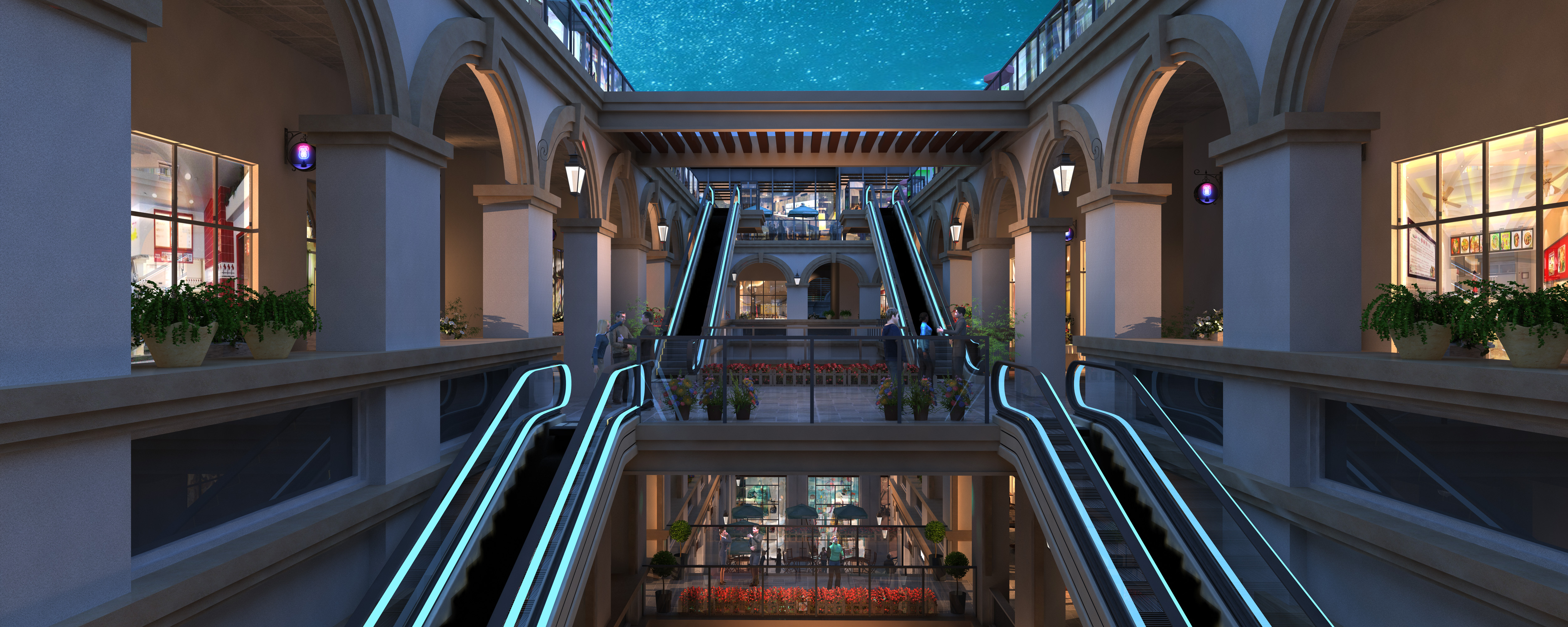 远大购物广场实景图