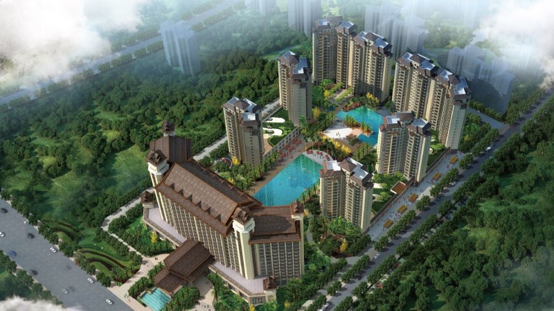 民生凤凰城鸟瞰图