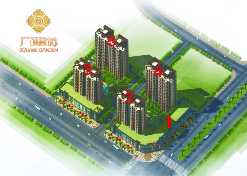 广场家园效果图