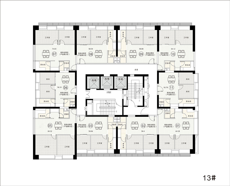 滨江海岸户型分布图2