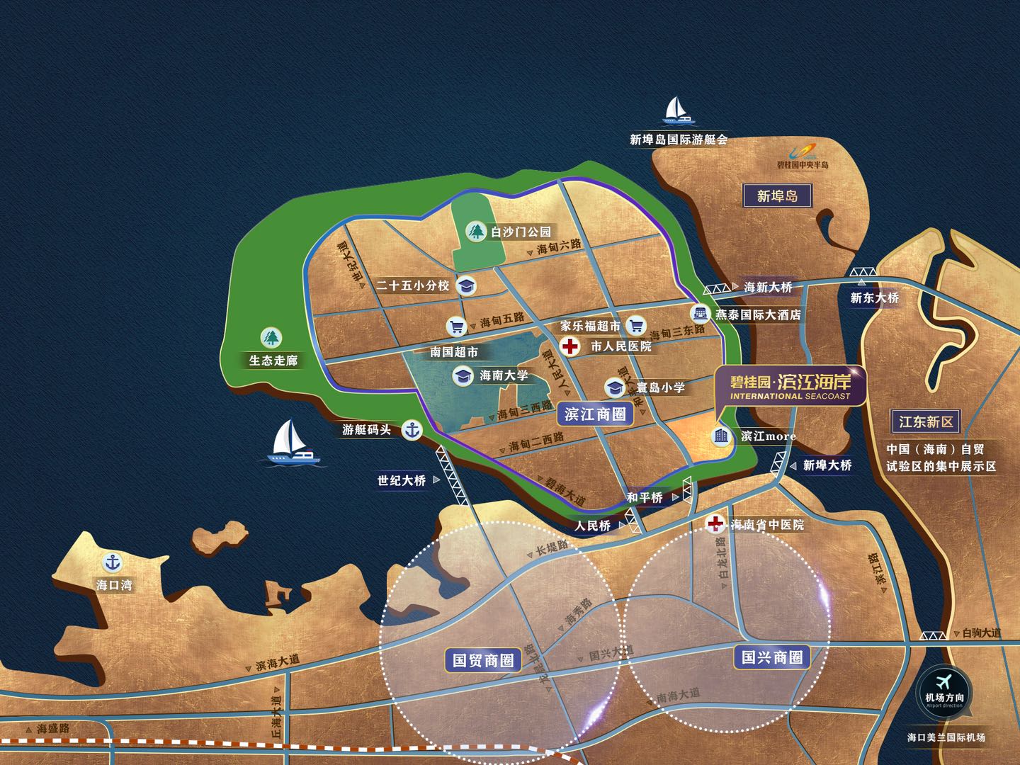 碧桂园·滨江海岸区位图