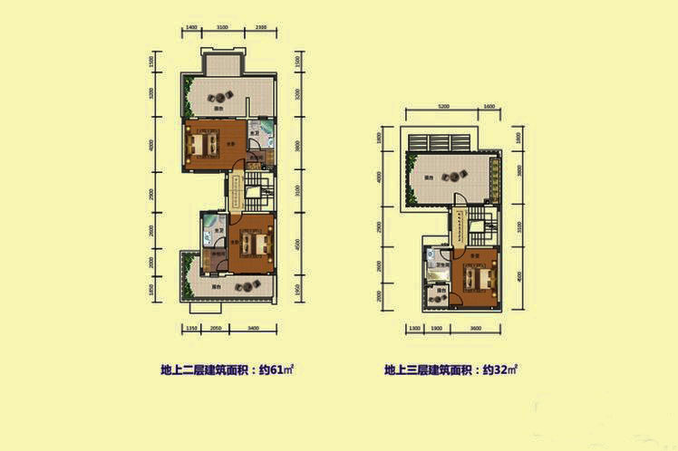 碧桂园雅拉湖畔C1-C2别墅户型 