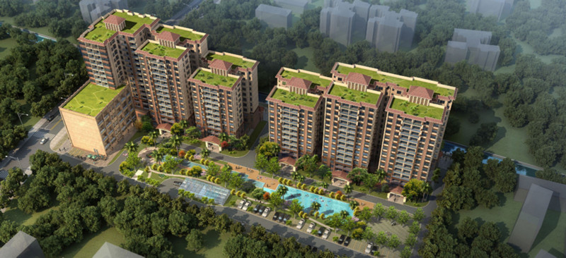 阳光水岸鸟瞰图 