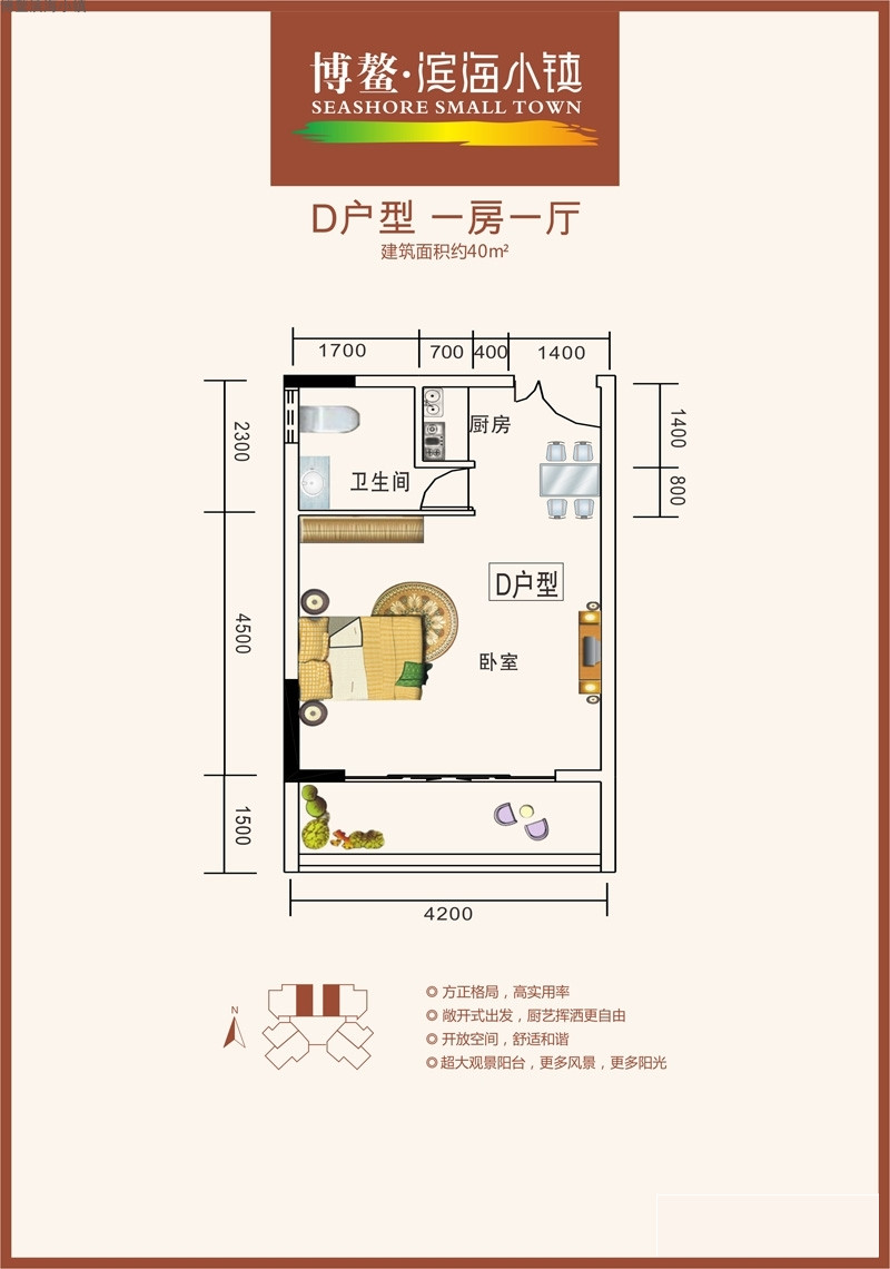 博鳌滨海小镇D户型图