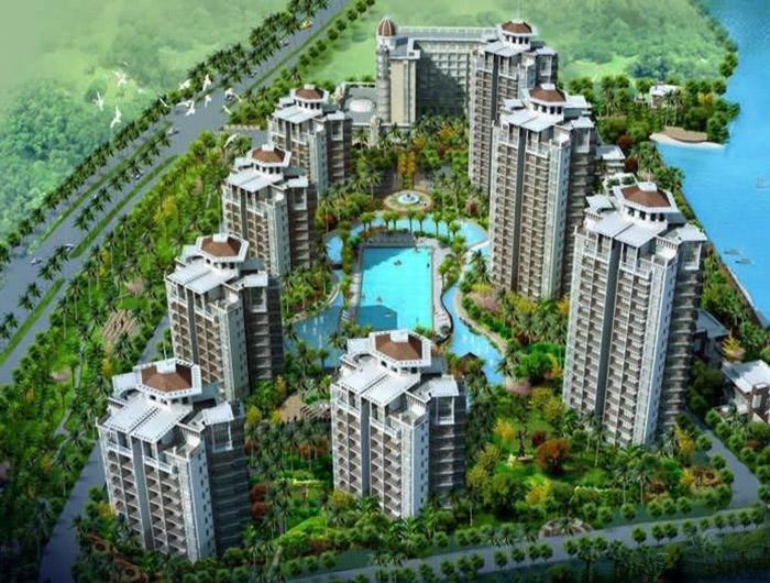 博鳌滨海小镇效果图