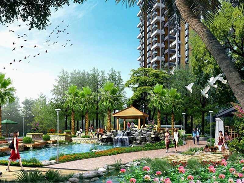 龙栖湾温泉1号效果图