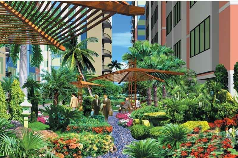 龙栖湾温泉1号效果图