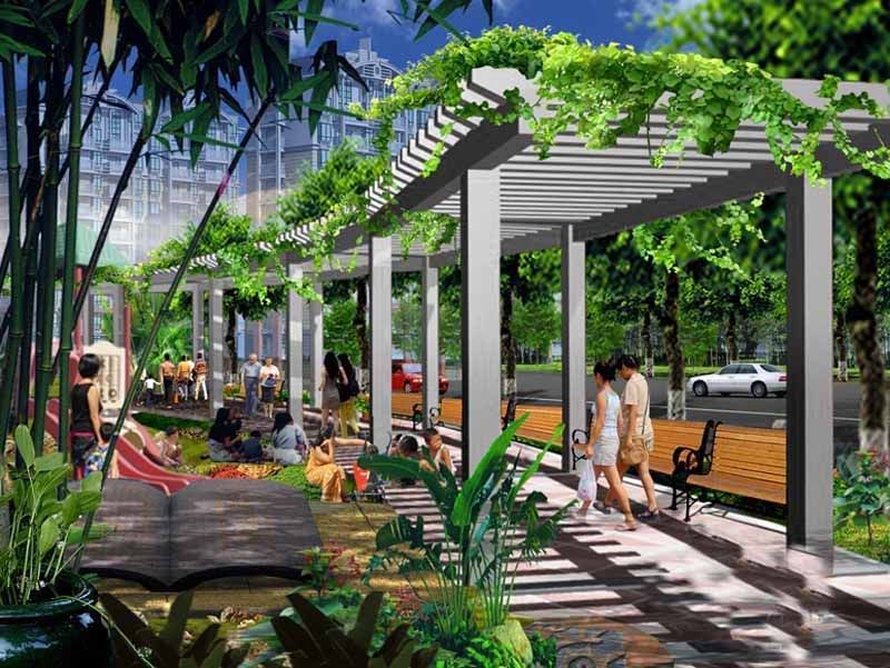 龙栖湾温泉1号效果图