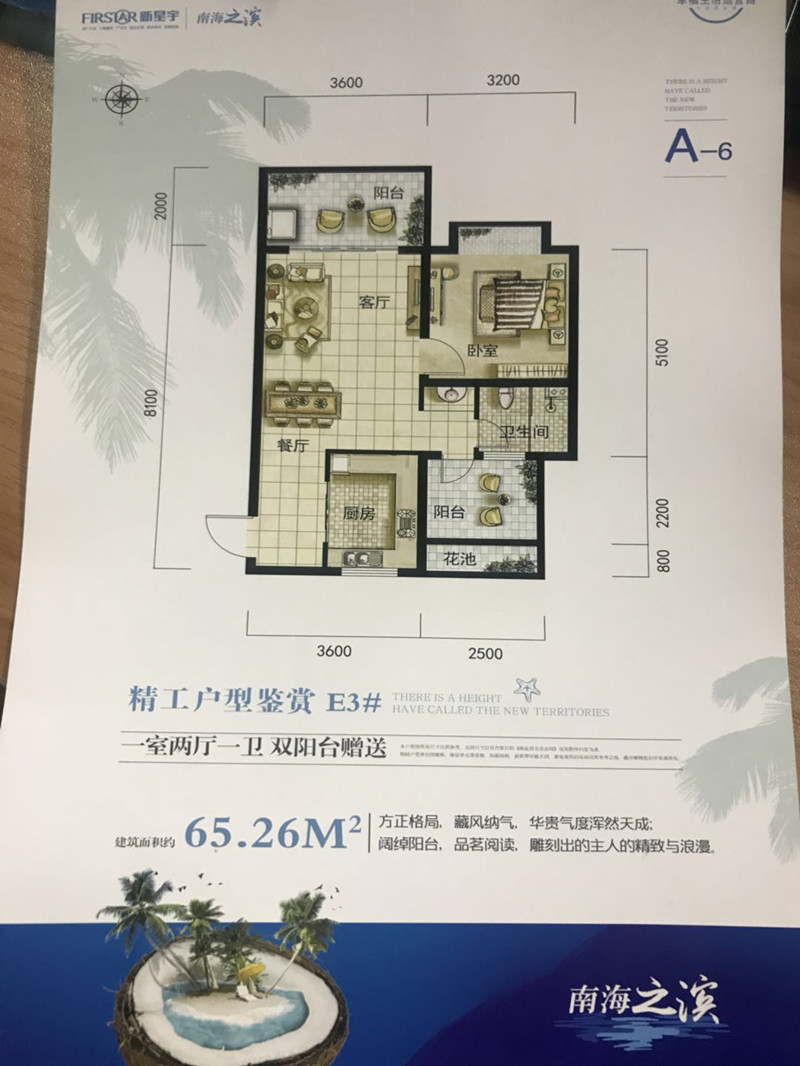 南海之滨A-6户型图 