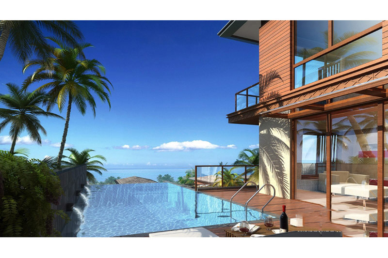 华润石梅湾九里效果图