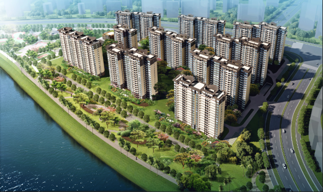 富力阅山湖效果图1