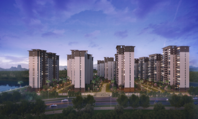 富力阅山湖效果图2