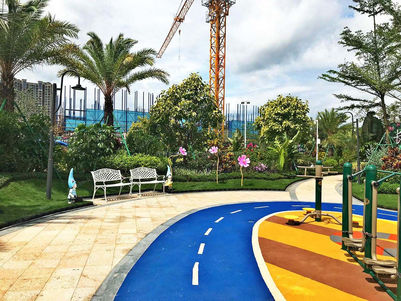 碧桂园十里繁花实景图