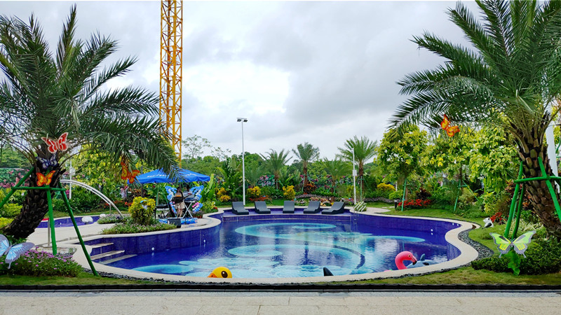 碧桂园十里繁花实景图