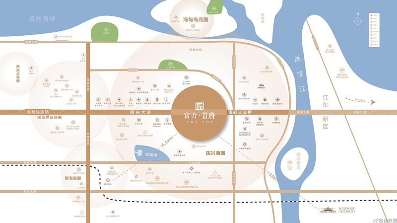 富力·首府区位图