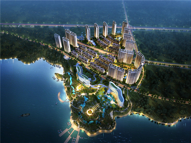 绿地悦澜湾鸟瞰图