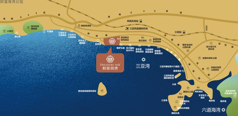 海航财富海湾区位图 