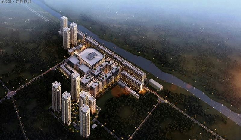 绿源广场鸟瞰图 