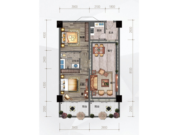 碧桂园中央半岛 A5户型