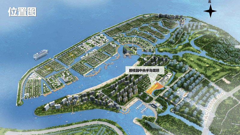 碧桂园中央半岛鸟瞰图
