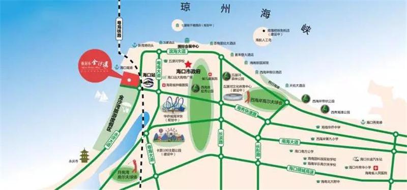 雅居乐金沙湾区位图