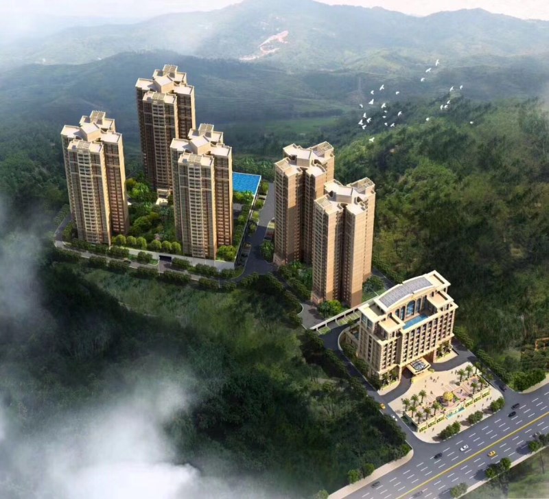 新华联·奥林匹克花园鸟瞰图