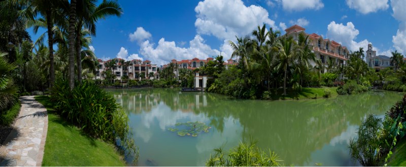 长信半岛美庐实景图