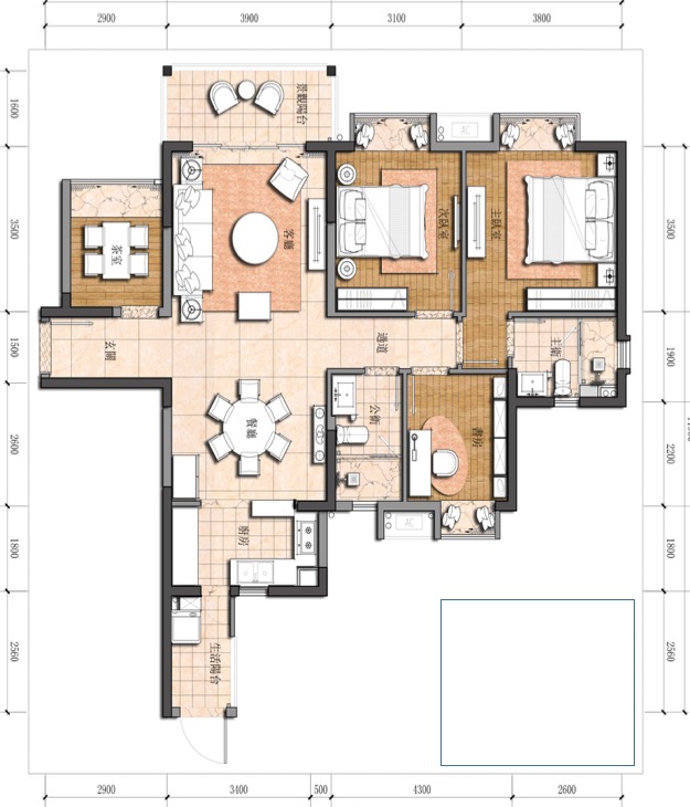 中央公园2区效果图26
