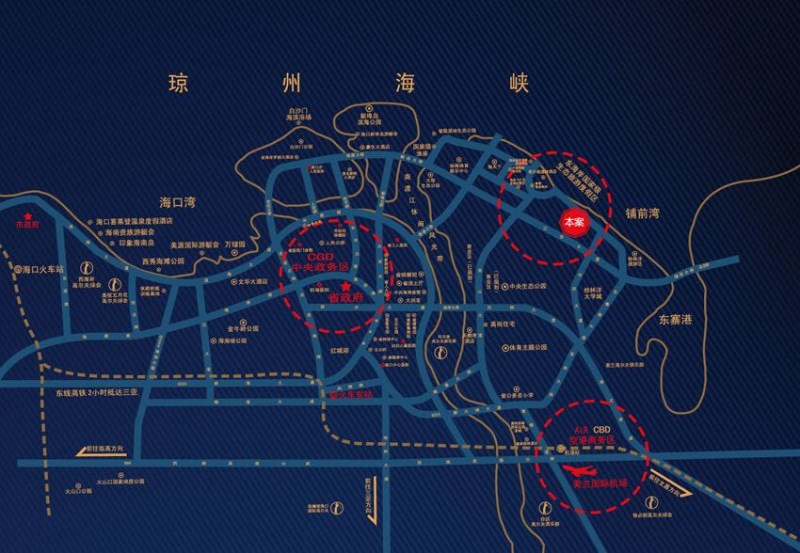 椰风海韵海景花苑区位图