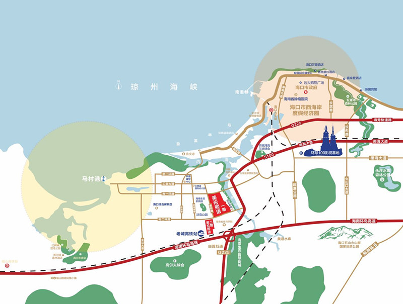 融创美伦熙语区位图