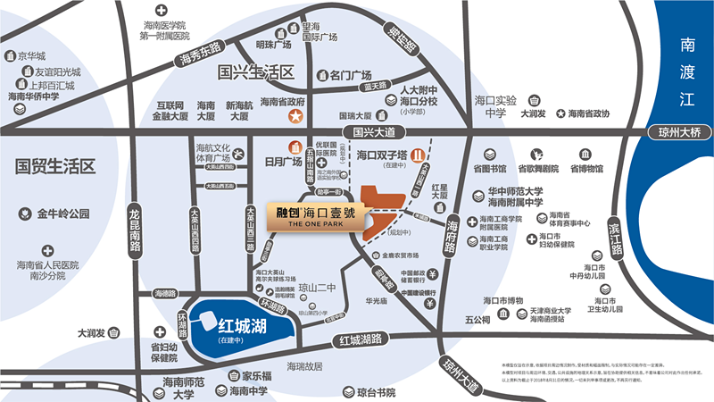 融创海口壹号区位图 