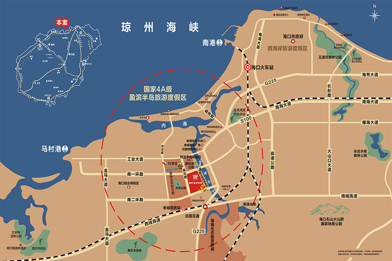 融创美伦熙语区位图