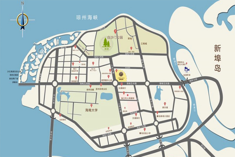 金融仕家区位图