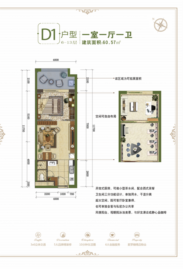 金融仕家D1户型
