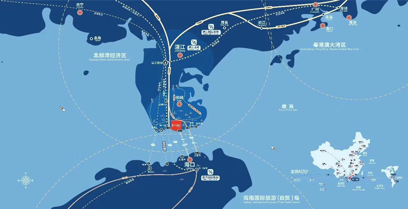 鼎龙·天海湾区位图