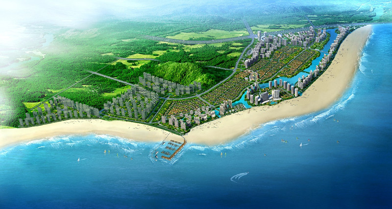 碧桂园滨海城总规划图