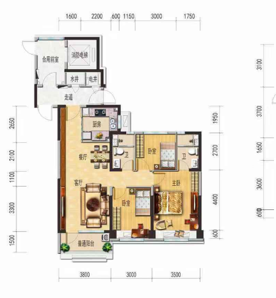 碧桂园滨海城户型图2