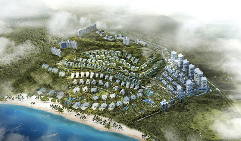 融创钻石海岸鸟瞰图