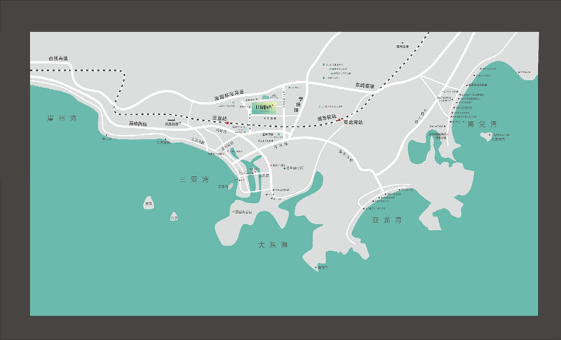 双大山湖湾区位图