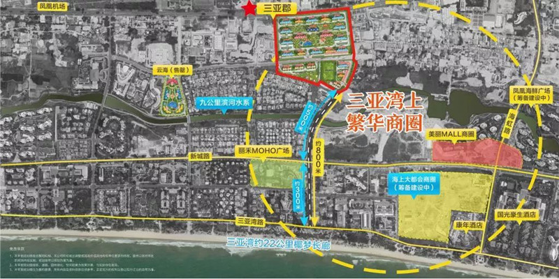 碧桂园三亚郡周边图