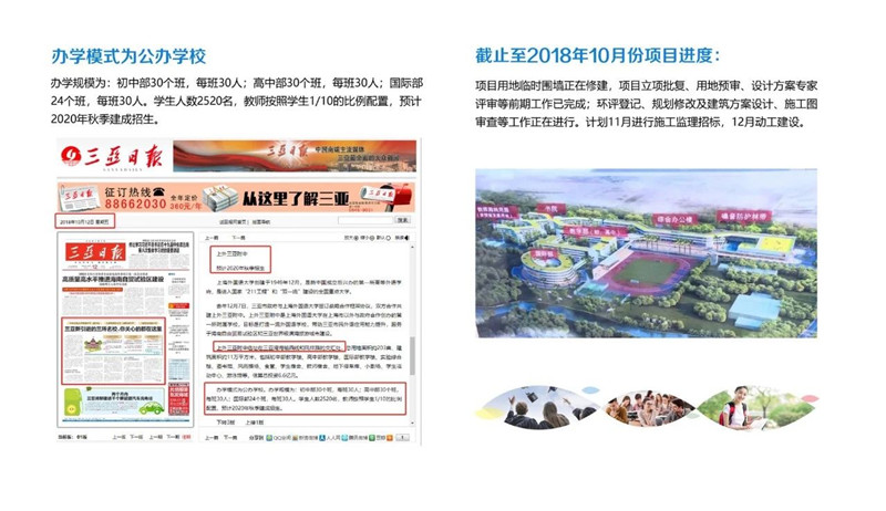 碧桂园三亚郡周边附属中学进展