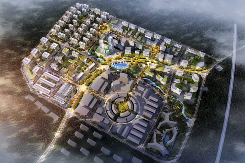 航天现代城鸟瞰图