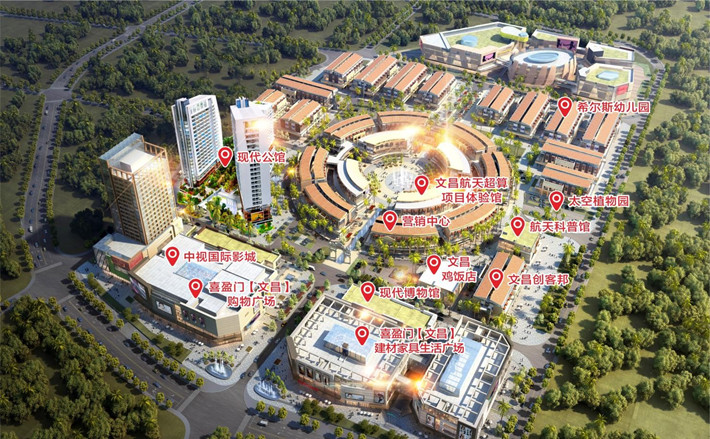 航天现代城鸟瞰图1