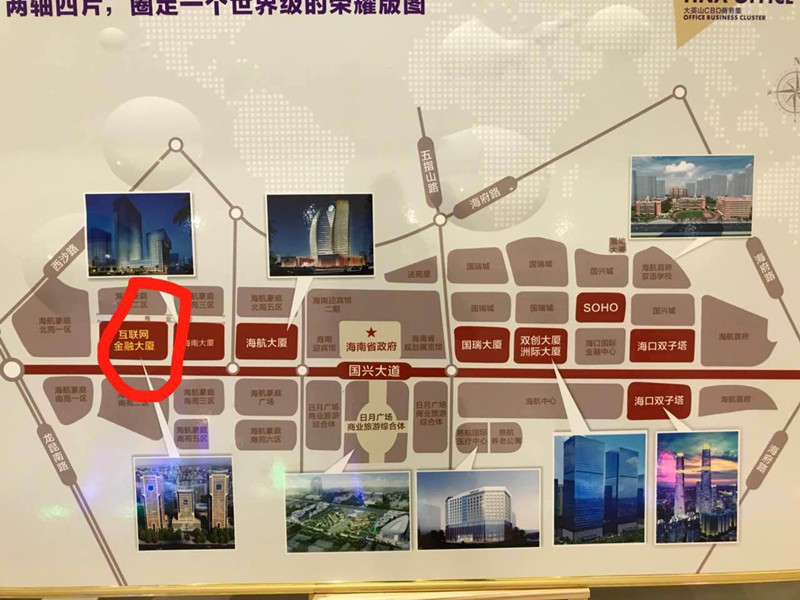 金融大厦区位图